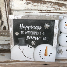 Load image into Gallery viewer, Snowman Box Sign Set