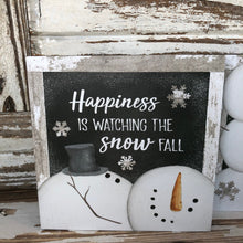 Load image into Gallery viewer, Snowman Box Sign Set