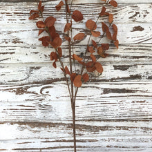 Load image into Gallery viewer, Burnt Orange Penny Leaf Spray