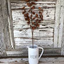 Load image into Gallery viewer, Burnt Orange Penny Leaf Spray