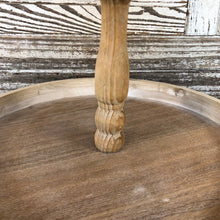 Load image into Gallery viewer, Distressed Wood and Metal Two-Tiered Tray