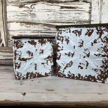 Load image into Gallery viewer, Vintage Square Storage Bin Set