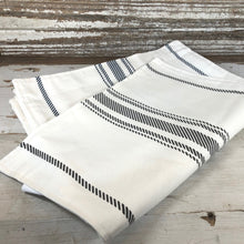 Load image into Gallery viewer, Linen Reversible Striped Table Runner