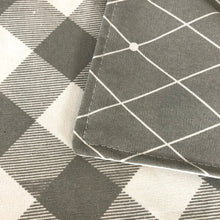 Load image into Gallery viewer, Double Sided Plaid & Crisscross Table Runner
