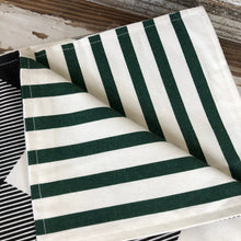 Load image into Gallery viewer, Double Sided Check & Stripe Table Runner
