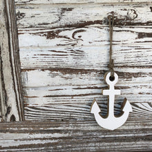 Load image into Gallery viewer, Enamelware Wood Anchor