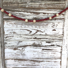 Load image into Gallery viewer, Red Bead Garland