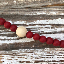Load image into Gallery viewer, Red Bead Garland