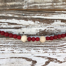 Load image into Gallery viewer, Red Bead Garland
