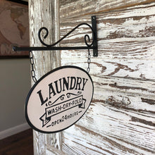 Load image into Gallery viewer, Laundry Tin Hanger Sign