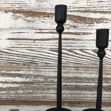 Load image into Gallery viewer, Blacksmith Candle Stand Set