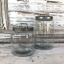 Load image into Gallery viewer, Lidded Glass Storage Jars
