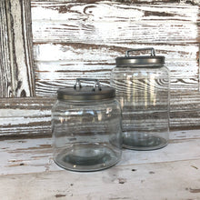 Load image into Gallery viewer, Lidded Glass Storage Jars