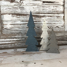 Load image into Gallery viewer, Snowy Wooden Tree Set
