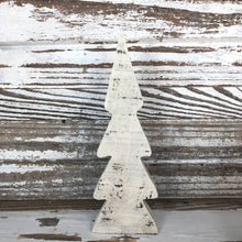 Load image into Gallery viewer, Snowy Wooden Tree Set