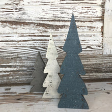 Load image into Gallery viewer, Snowy Wooden Tree Set