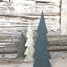 Load image into Gallery viewer, Snowy Wooden Tree Set
