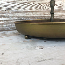 Load image into Gallery viewer, Three Tier Antique Brass Tray
