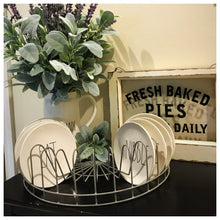 Load image into Gallery viewer, Vintage Style Plate Rack