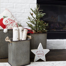 Load image into Gallery viewer, Vintage Style Corrugated Storage Bin Set