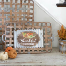 Load image into Gallery viewer, Fall Thankful, Grateful, Blessed Sign
