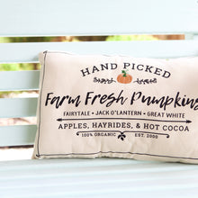 Load image into Gallery viewer, Farm Fresh Pumpkins Pillow