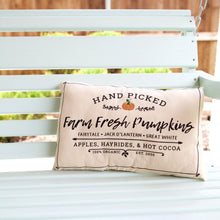 Load image into Gallery viewer, Farm Fresh Pumpkins Pillow