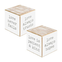 Load image into Gallery viewer, White Weathered Valentines Tiered Tray Bundle
