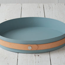Load image into Gallery viewer, Modern Farmhouse Slate And Leather Tray