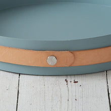 Load image into Gallery viewer, Modern Farmhouse Slate And Leather Tray