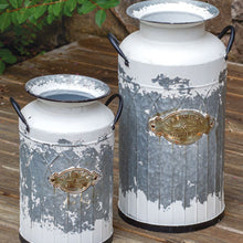 Load image into Gallery viewer, Flowers & Garden Milk Cans