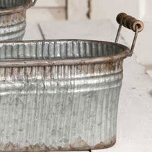 Load image into Gallery viewer, Rustic Bins with Wooden Handles