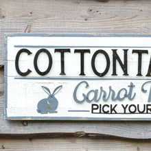 Load image into Gallery viewer, Cottontail Farm Wood Wall Sign