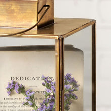 Load image into Gallery viewer, Large Antique Brass Hayworth Lantern