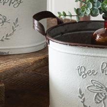 Load image into Gallery viewer, Bee Happy Oval Buckets