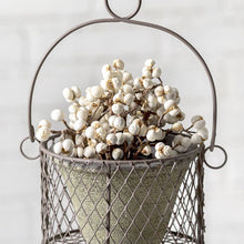Load image into Gallery viewer, Hanging Pot With Wire Basket