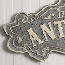 Load image into Gallery viewer, Antique Metal Sign