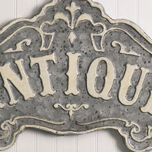 Load image into Gallery viewer, Antique Metal Sign