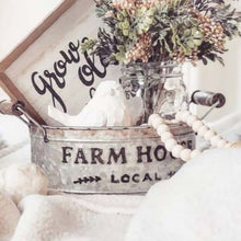 Load image into Gallery viewer, Farmhouse Local Round Bin