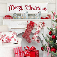 Load image into Gallery viewer, Corrugated Metal Merry Christmas Sign