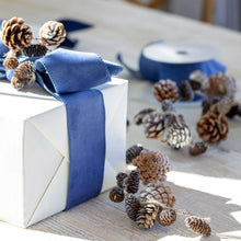 Load image into Gallery viewer, Frosted Mixed Pine Cone Garland

