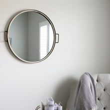 Load image into Gallery viewer, X-Large Round Mirror With Handles