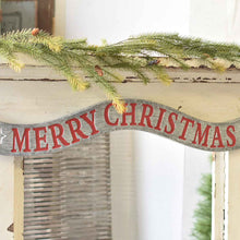 Load image into Gallery viewer, Metal Merry Christmas Banner