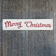 Load image into Gallery viewer, Corrugated Metal Merry Christmas Sign