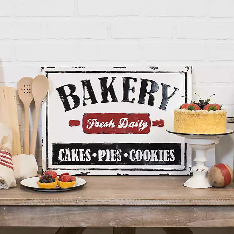 Fresh Daily Bakery Sign The Home Emporium