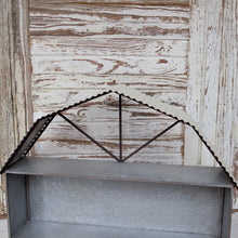 Load image into Gallery viewer, Metal Barn Wall Shelf