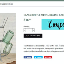 Load image into Gallery viewer, Coffee Mug or Wine Bottle Dryer Tree