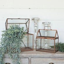 Load image into Gallery viewer, Copper Finish Terrarium Set