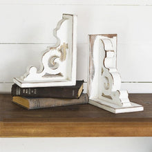 Load image into Gallery viewer, White Wooden Corbel Set