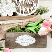 Load image into Gallery viewer, Flowers & Garden Wooden Boxes